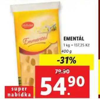 Lidl Ementál 400g nabídka
