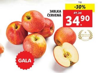Lidl Jablka Červená 1kg nabídka