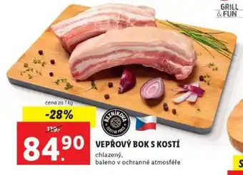 Lidl Vepřový bok s kostí 1kg nabídka