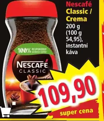 Norma Nescafé Classic / Crema nabídka