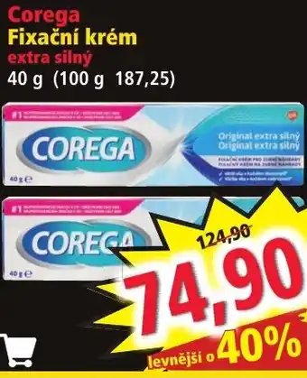 Norma Corega Fixační krém extra silný nabídka