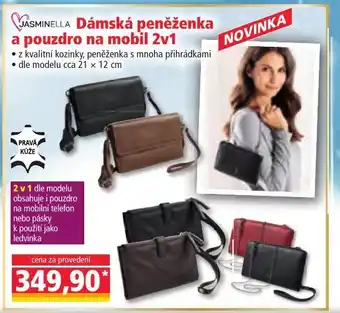 Norma Dámská peněženka a pouzdro na mobil 2v1 nabídka