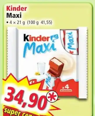 Norma Kinder Maxi nabídka