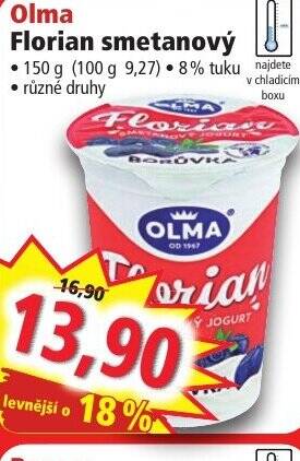 Norma Olma Florian smetanový nabídka