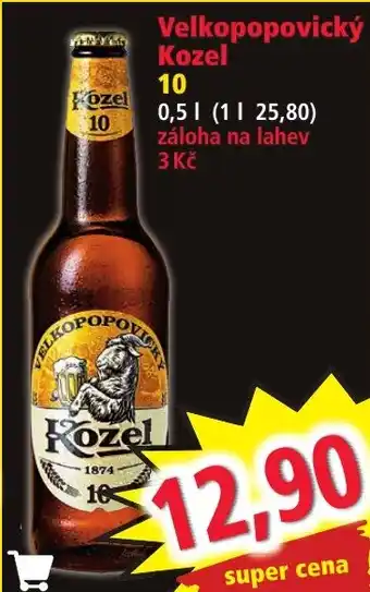 Norma Velkopopovický Kozel 10 nabídka