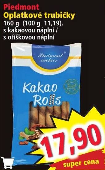 Norma Piedmont Oplatkové trubičky nabídka