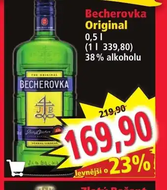 Norma Becherovka Original nabídka