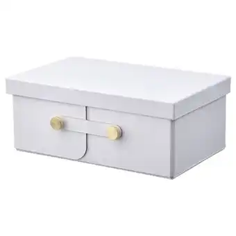 IKEA Spinnrock krabice s přihrádkami, bílá, 25x16x10 cm nabídka