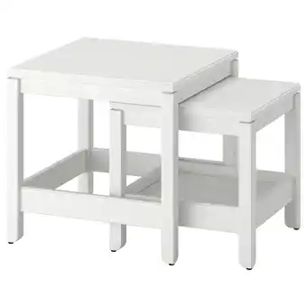 IKEA Havsta sada stolků, sada 2 ks, bílá nabídka