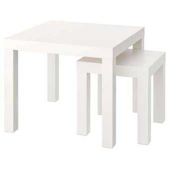 IKEA Lack sada stolků, sada 2 ks, bílá nabídka