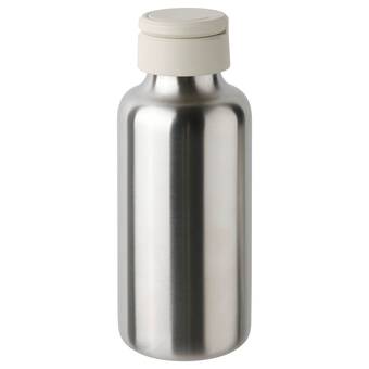 IKEA Enkelspårig lahev na vodu, nerezavějící ocel/béžová, 0.5 l nabídka