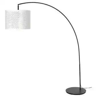 IKEA Nymö / skaftet stojací lampa, klen., bílá/mosazná barva nabídka