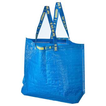 IKEA Frakta nákupní taška, střední, modrá, 45x18x45 cm/36 l nabídka