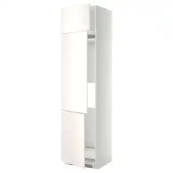 IKEA Metod vys. sk. chlad./mraz. 3 dveře, bílá/veddinge bílá, 60x60x240 cm nabídka