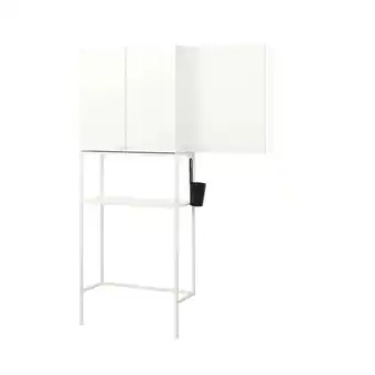 IKEA Enhet úložná sestava, bílá, 140x32x204 cm nabídka