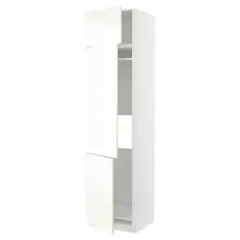 IKEA Metod vys. sk. chlad./mraz. 3 dveře, bílá/vallstena bílá, 60x60x240 cm nabídka