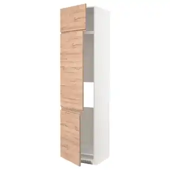 IKEA Metod vys. sk. chlad./mraz. 3 dveře, bílá/voxtorp vzor dub, 60x60x240 cm nabídka