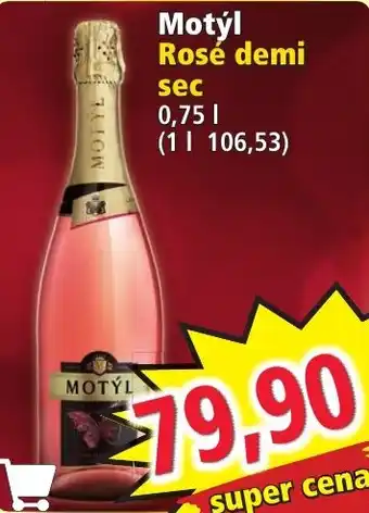 Norma Motýl Rosé demi sec nabídka