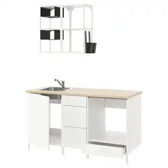 IKEA Enhet kuchyně, bílá, 163x63.5x222 cm nabídka