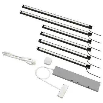 IKEA Skydrag / trådfri osvětlovací sada, antracit nabídka
