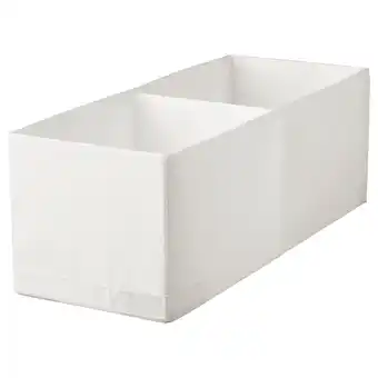 IKEA Stuk krabice s přihrádkami, bílá, 20x51x18 cm nabídka