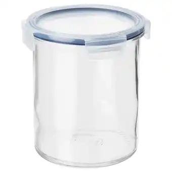 Ikea 365+ dóza s víkem, sklo/plast, 1.7 l