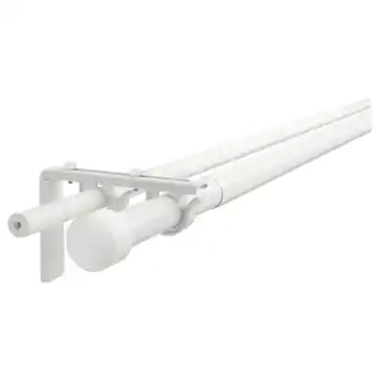 IKEA Räcka / hugad komb. dvojité tyče na závěsy, bílá, 210-385 cm nabídka