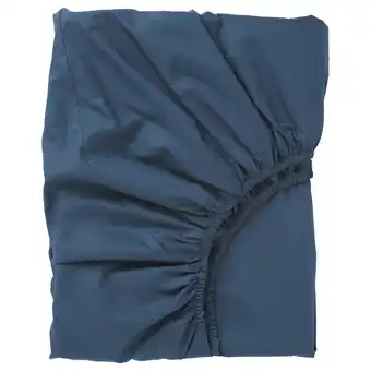 IKEA Ullvide elastické prostěradlo, tm.modrá, 160x200 cm nabídka