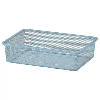 IKEA Trofast úložná síťovaná krabice, šedo-modrá, 42x30x10 cm nabídka