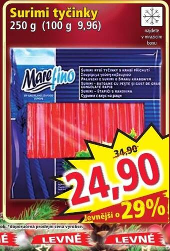Norma Surimi tyčinky nabídka