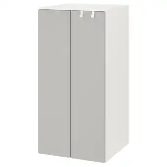 IKEA Småstad / platsa šatní skříň, bílá/šedá, 60x57x123 cm nabídka