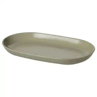 IKEA Färgklar servírovací talíř, matné zelená, 32x18 cm nabídka