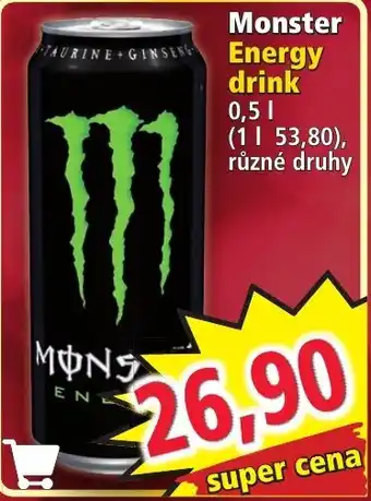 Norma Monster Energy drink nabídka