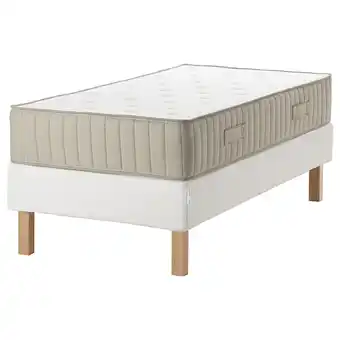 IKEA Espevär/vatneström čalouněná postel, bílá/tvrdá přírodní, 90x200 cm nabídka