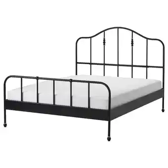 IKEA Sagstua rám postele, černá/luröy, 160x200 cm nabídka