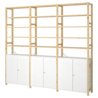 IKEA Ivar 3casti/skř./police, borovice/bílá, 259x30x226 cm nabídka
