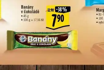 Jip Banány v čokoládě nabídka