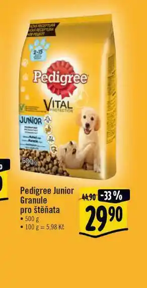 Jip Pedigree junior granule pro psy nabídka