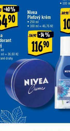 Jip Nivea pleťový krém nabídka