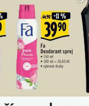 Jip Fa deodorant sprej nabídka