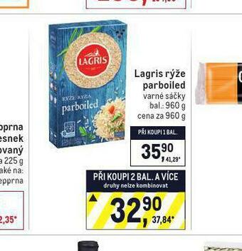Makro Lagris rýže parboiled nabídka