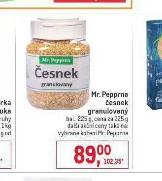 Makro Mr. pepprna česnek granulovaný nabídka