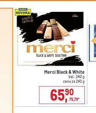 Makro Merci black &amp; white nabídka