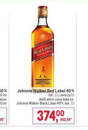 Makro Johnie walker red label nabídka
