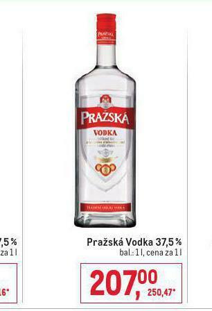 Makro Pražská vodka 37,5% nabídka