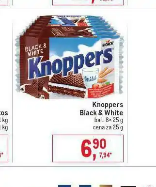 Makro Knoppers black&amp;white nabídka