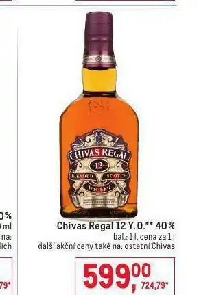 Makro Chivas regal 12 y.o. nabídka