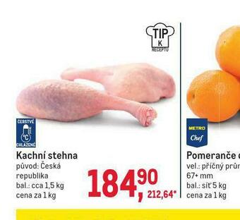 Makro Kachní stehna nabídka