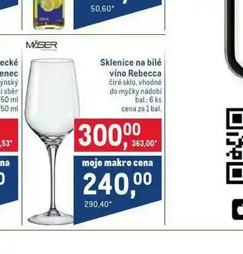 Makro Sklenice na víno nabídka