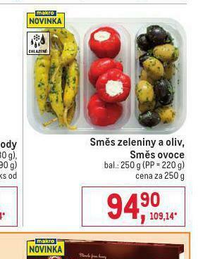 Makro Směs ovoce nabídka